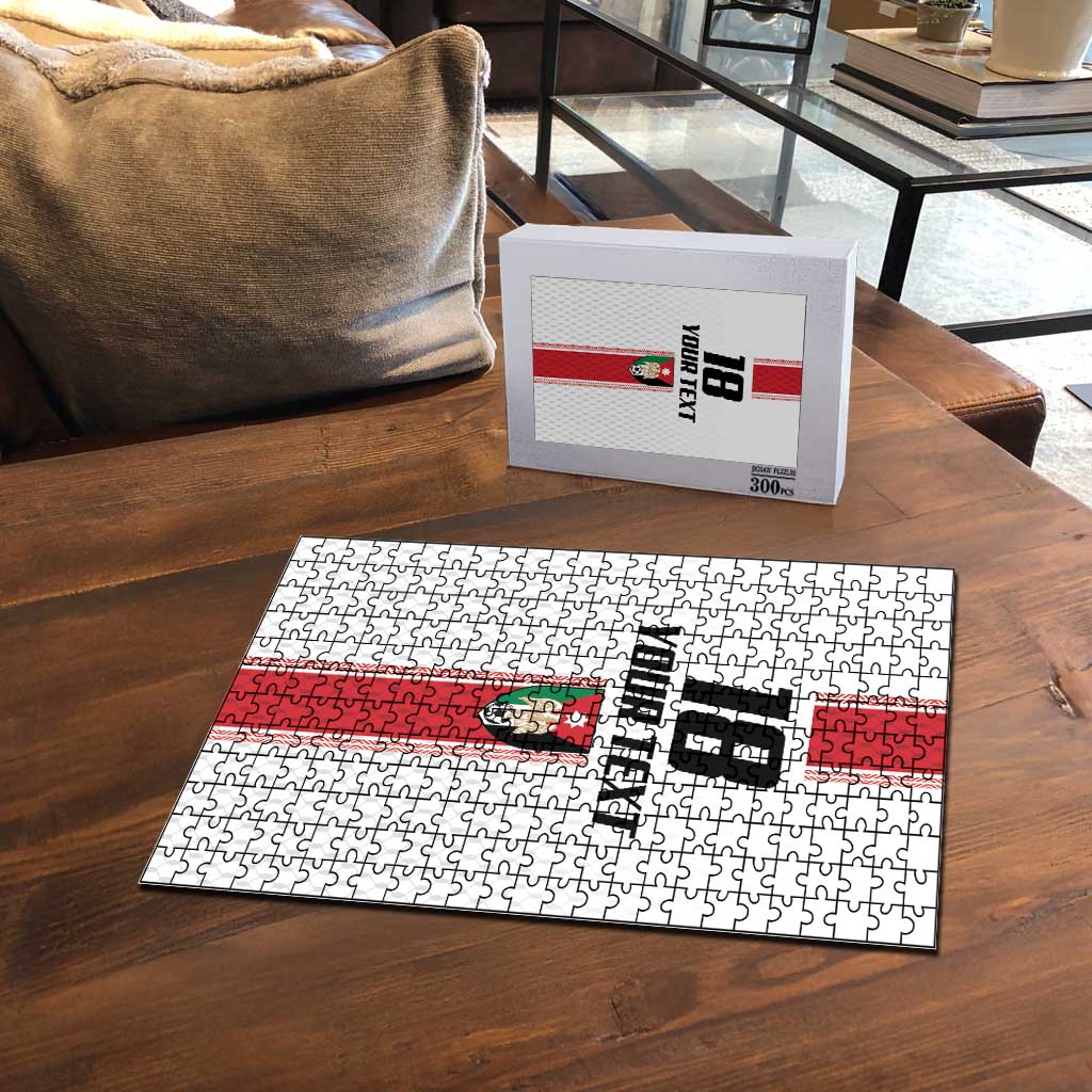 Custom Jordan Heritage Football Puzzle Al Nashama Sporty Style - Wonder Print Shop