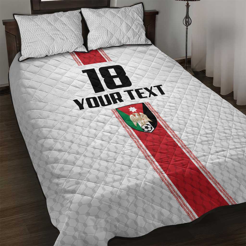 Custom Jordan Heritage Football Quilt Bed Set Al Nashama Sporty Style - Wonder Print Shop