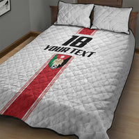Custom Jordan Heritage Football Quilt Bed Set Al Nashama Sporty Style - Wonder Print Shop
