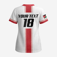 Custom Jordan Heritage Football Scrub Top Al Nashama Sporty Style - Wonder Print Shop