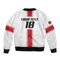 Custom Jordan Heritage Football Sleeve Zip Bomber Jacket Al Nashama Sporty Style - Wonder Print Shop