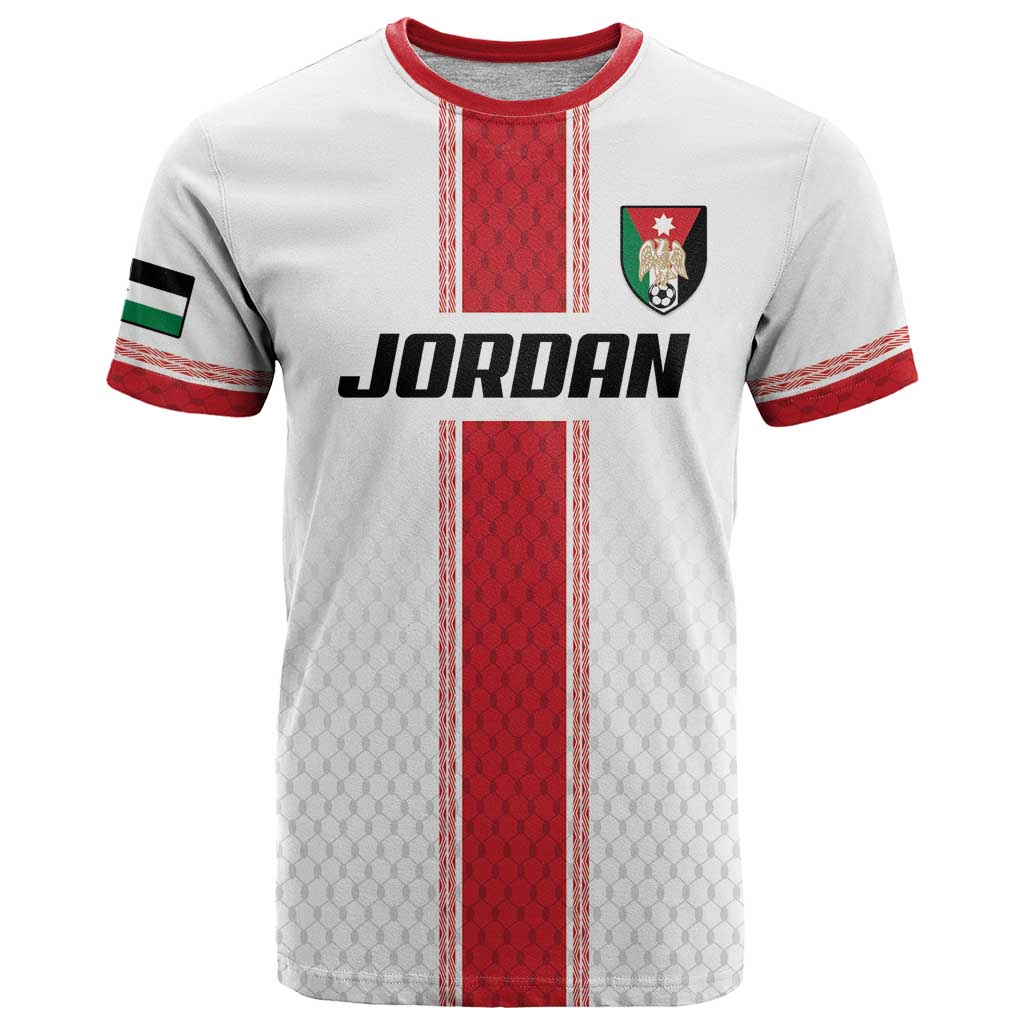 Custom Jordan Heritage Football T Shirt Al Nashama Sporty Style - Wonder Print Shop