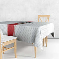 Custom Jordan Heritage Football Tablecloth Al Nashama Sporty Style - Wonder Print Shop
