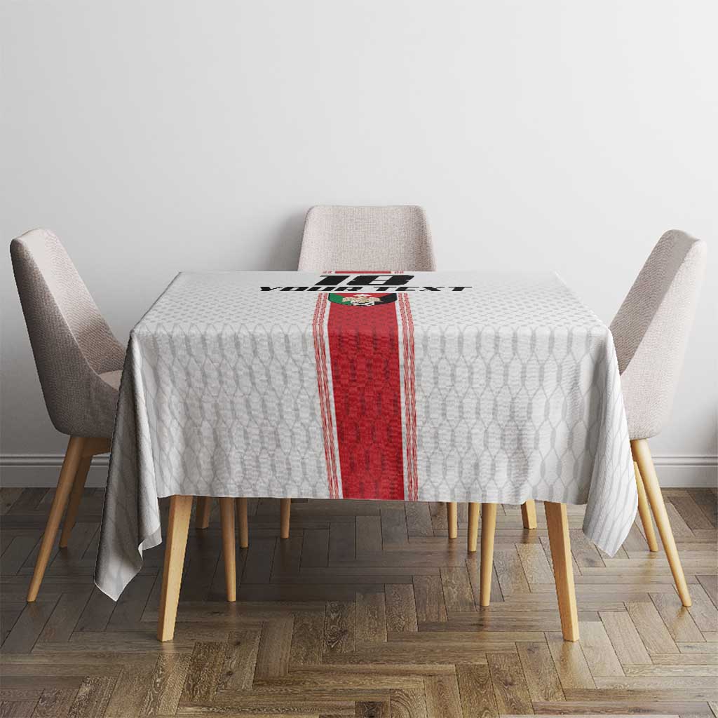 Custom Jordan Heritage Football Tablecloth Al Nashama Sporty Style - Wonder Print Shop