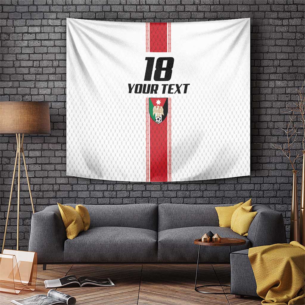 Custom Jordan Heritage Football Tapestry Al Nashama Sporty Style - Wonder Print Shop