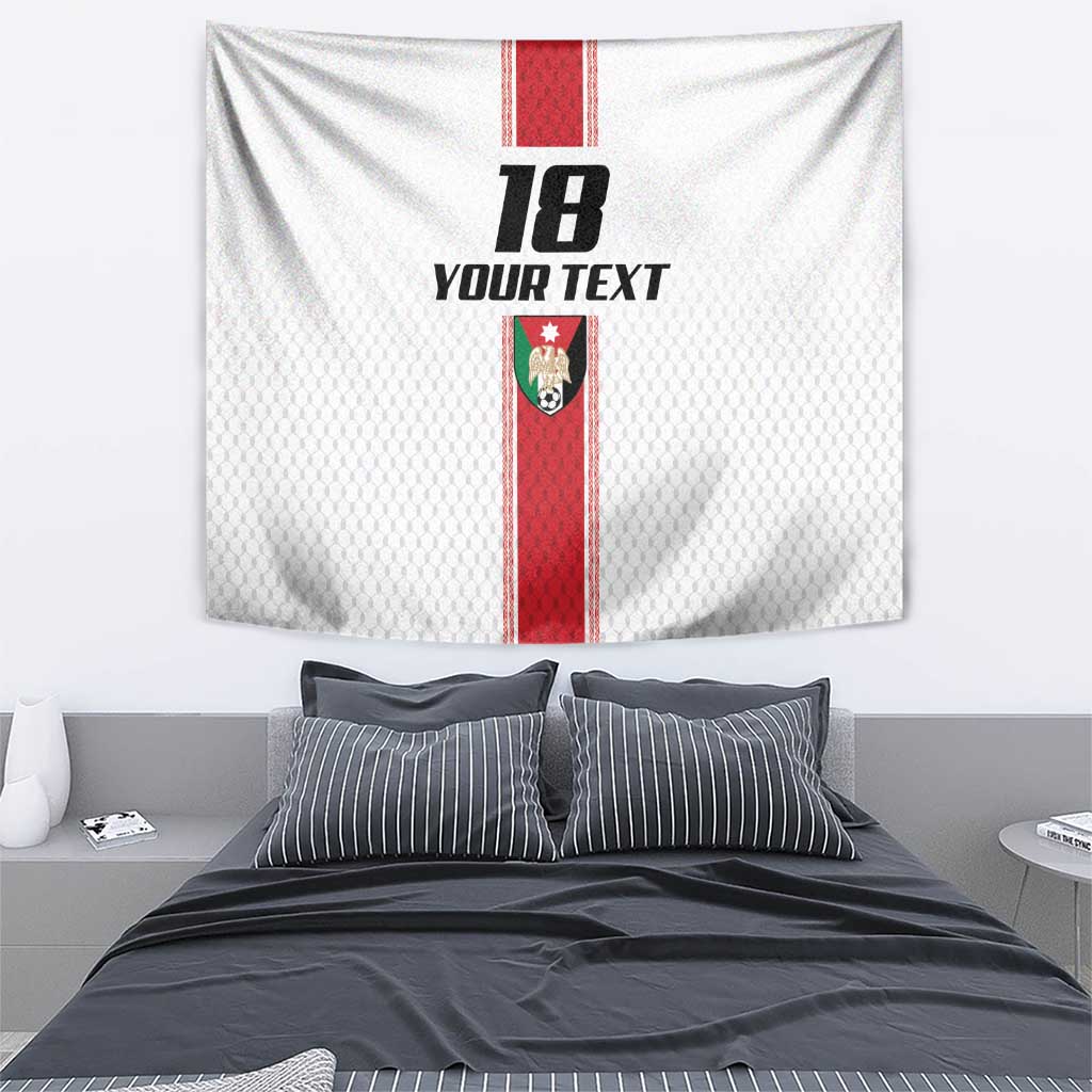 Custom Jordan Heritage Football Tapestry Al Nashama Sporty Style - Wonder Print Shop