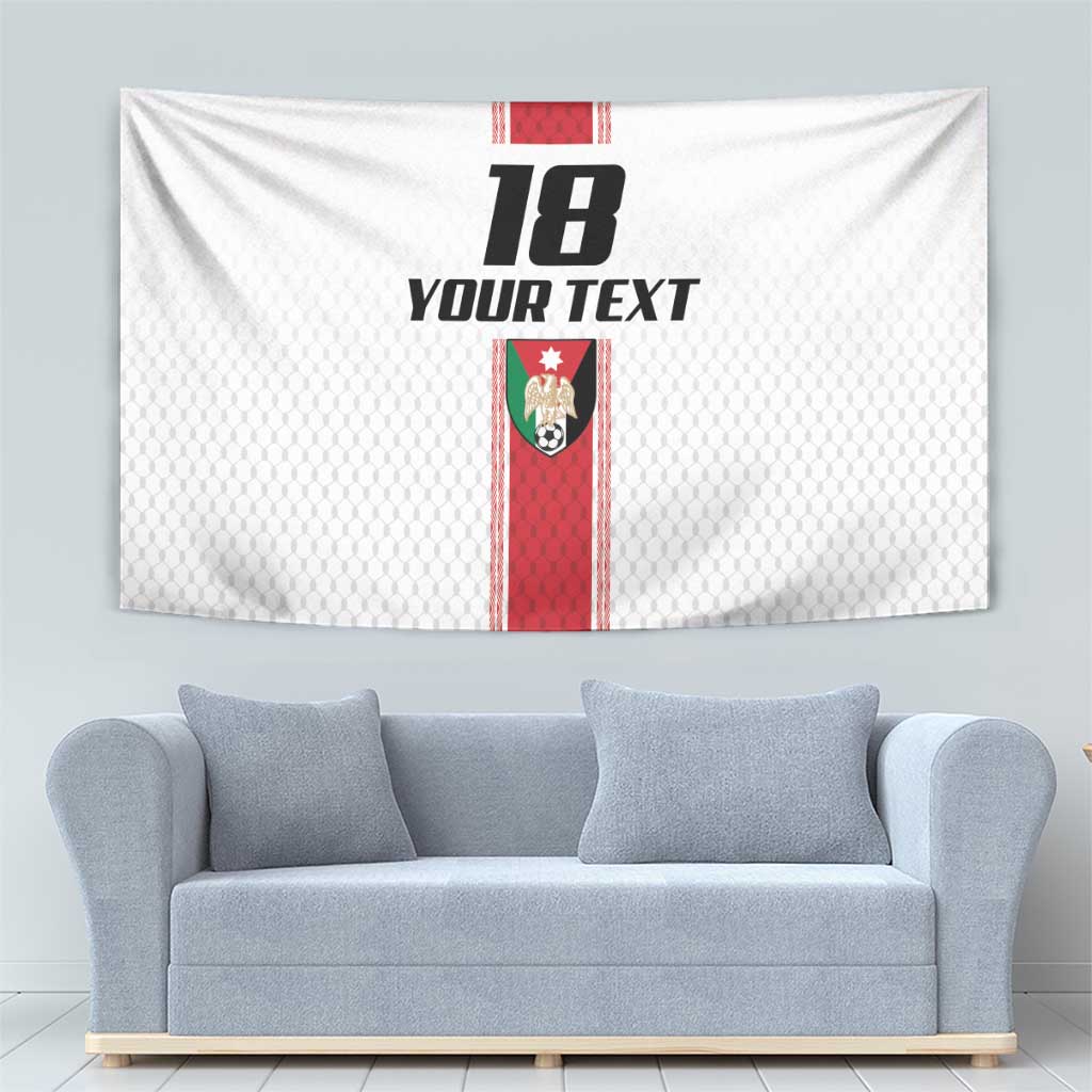 Custom Jordan Heritage Football Tapestry Al Nashama Sporty Style - Wonder Print Shop