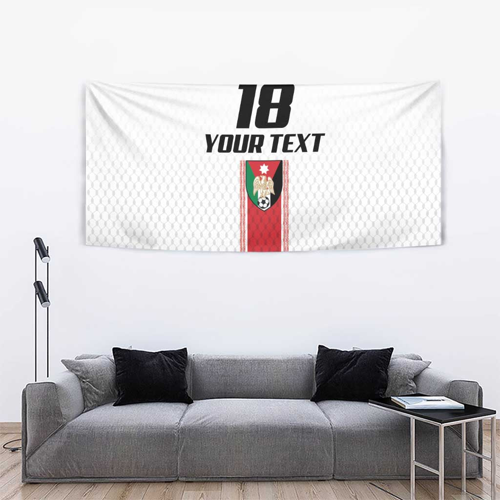 Custom Jordan Heritage Football Tapestry Al Nashama Sporty Style - Wonder Print Shop