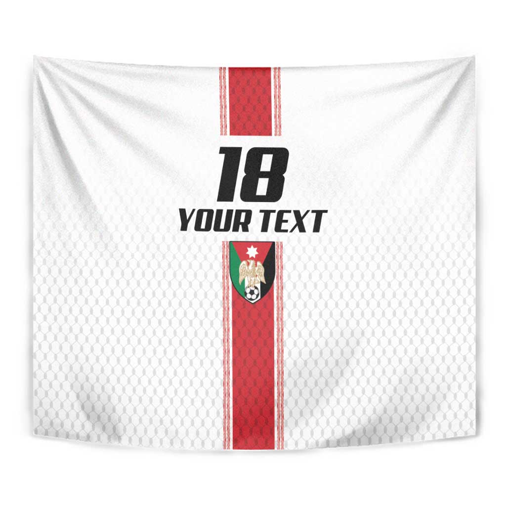 Custom Jordan Heritage Football Tapestry Al Nashama Sporty Style - Wonder Print Shop