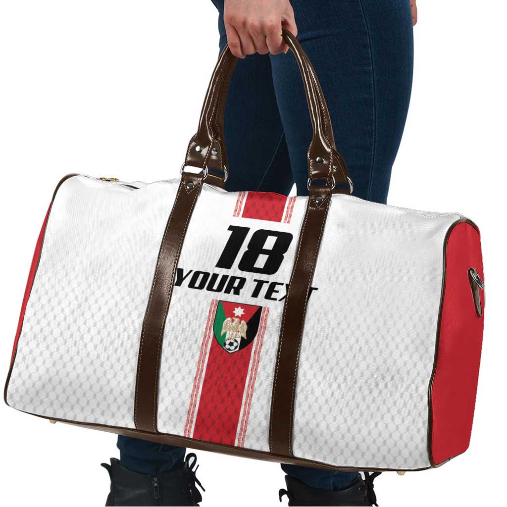 Custom Jordan Heritage Football Travel Bag Al Nashama Sporty Style - Wonder Print Shop