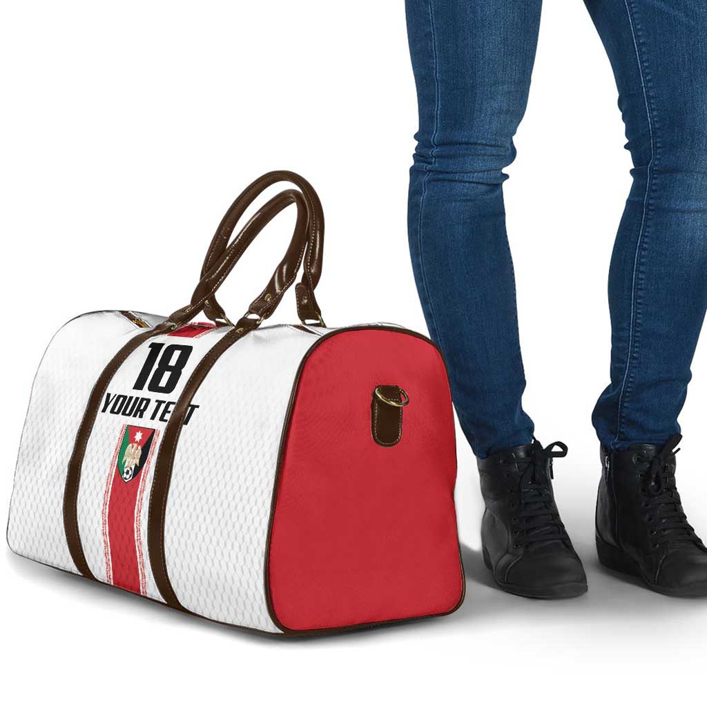 Custom Jordan Heritage Football Travel Bag Al Nashama Sporty Style - Wonder Print Shop