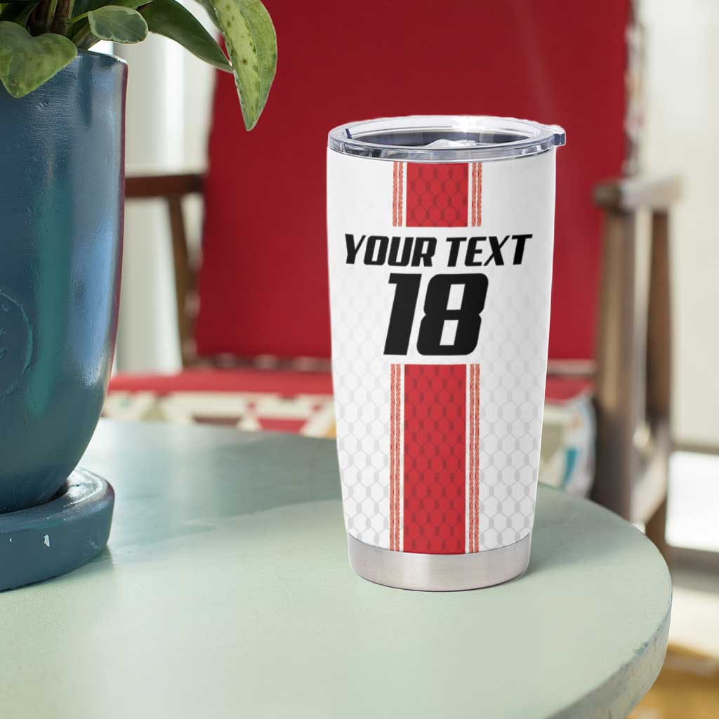 Custom Jordan Heritage Football Tumbler Cup Al Nashama Sporty Style - Wonder Print Shop