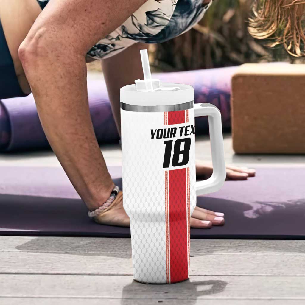 Custom Jordan Heritage Football Tumbler With Handle Al Nashama Sporty Style - Wonder Print Shop