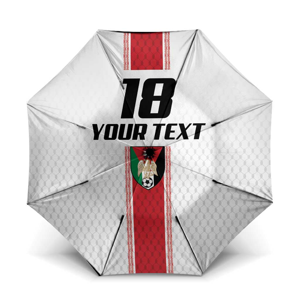 Custom Jordan Heritage Football Umbrella Al Nashama Sporty Style - Wonder Print Shop