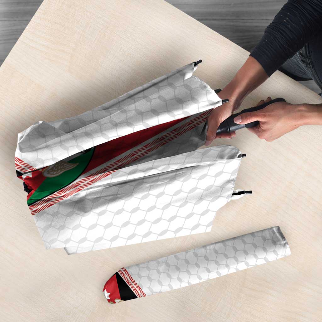 Custom Jordan Heritage Football Umbrella Al Nashama Sporty Style - Wonder Print Shop