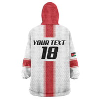 Custom Jordan Heritage Football Wearable Blanket Hoodie Al Nashama Sporty Style - Wonder Print Shop