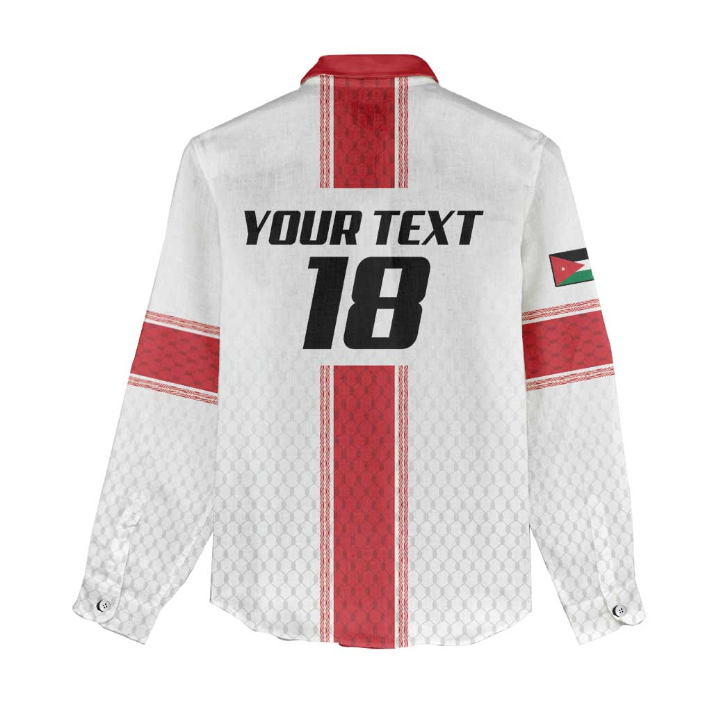 Custom Jordan Heritage Football Women Casual Shirt Al Nashama Sporty Style - Wonder Print Shop
