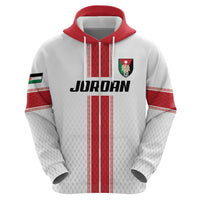 Custom Jordan Heritage Football Zip Hoodie Al Nashama Sporty Style - Wonder Print Shop