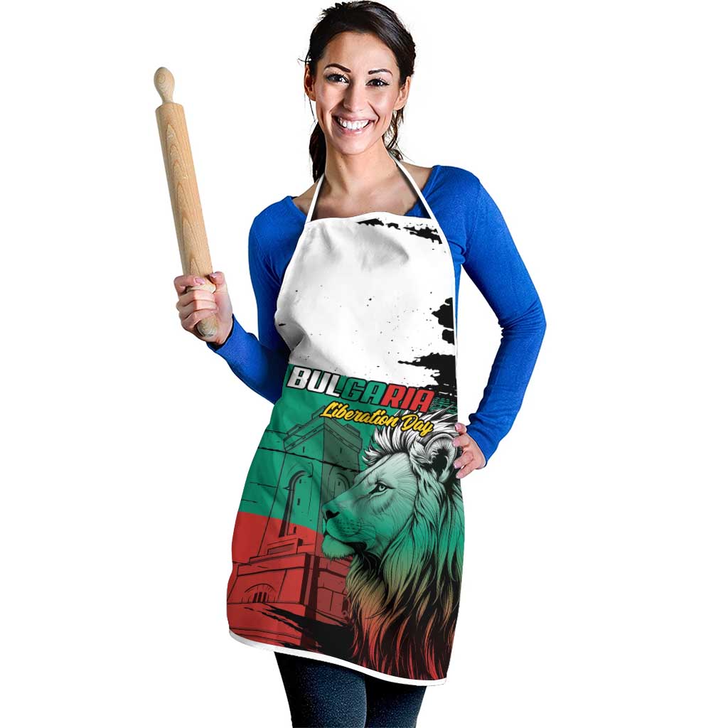 Bulgaria Liberation Day Apron Bulgarian Lion National Pride Patriotic