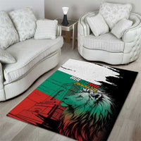 Bulgaria Liberation Day Area Rug Bulgarian Lion National Pride Patriotic