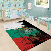 Bulgaria Liberation Day Area Rug Bulgarian Lion National Pride Patriotic