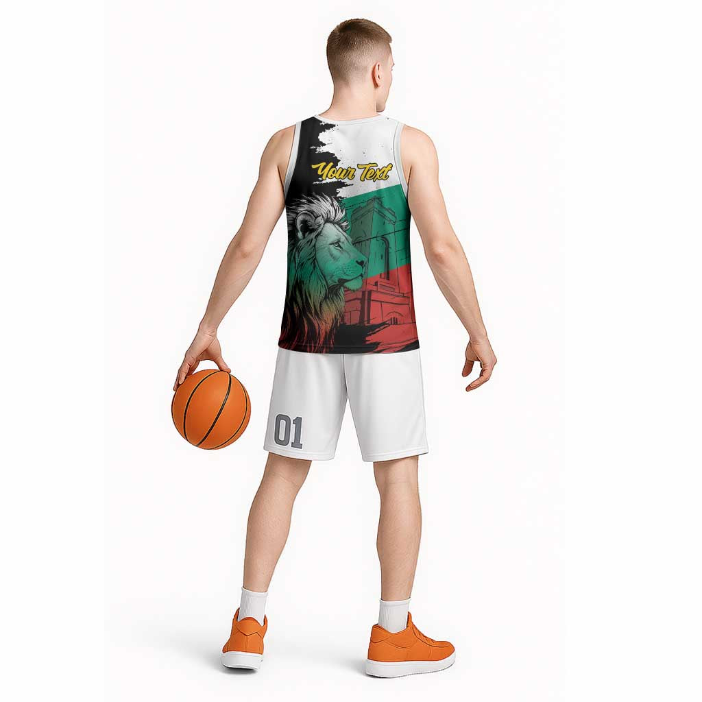 Bulgaria Liberation Day Personalized Basketball Jersey Bulgarian Lion National Pride Patriotic