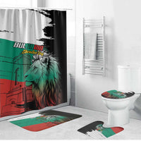 Bulgaria Liberation Day Bathroom Set Bulgarian Lion National Pride Patriotic