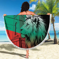 Bulgaria Liberation Day Beach Blanket Bulgarian Lion National Pride Patriotic