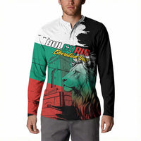 Bulgaria Liberation Day Personalized Button Sweatshirt Bulgarian Lion National Pride Patriotic