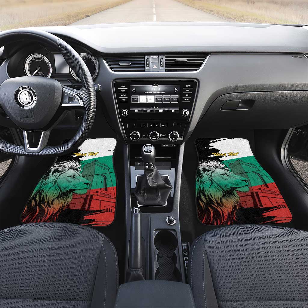 Bulgaria Liberation Day Personalized Car Mats Bulgarian Lion National Pride Patriotic