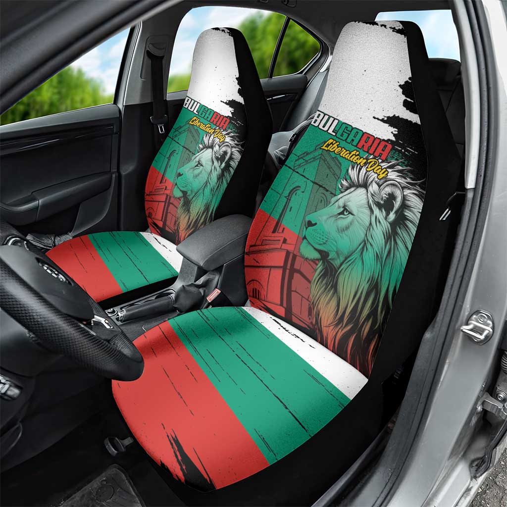 Bulgaria Liberation Day Car Seat Cover Bulgarian Lion National Pride Patriotic