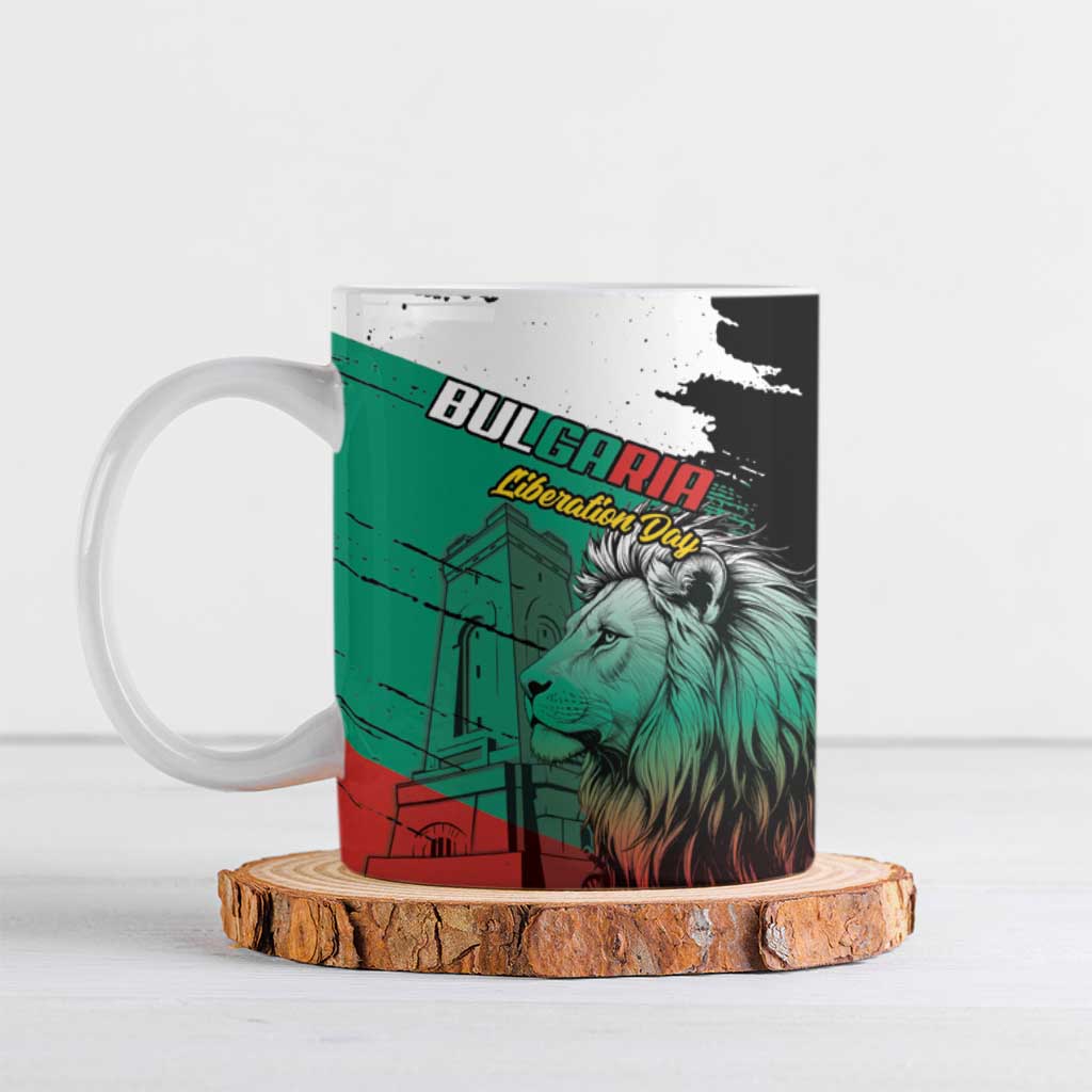 Bulgaria Liberation Day Personalized Ceramic Mug Bulgarian Lion National Pride Patriotic