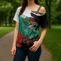 Bulgaria Liberation Day Personalized Cross Shoulder Shirt Bulgarian Lion National Pride Patriotic