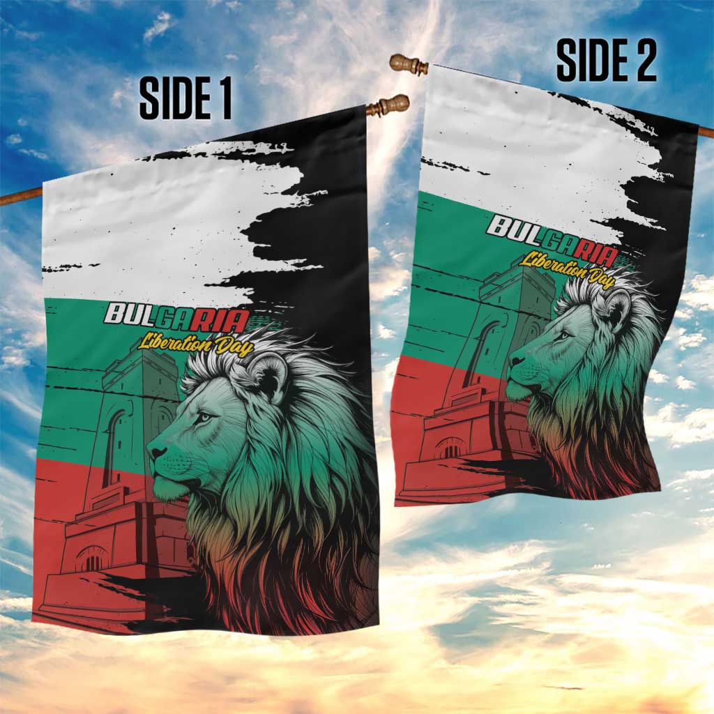 Bulgaria Liberation Day Garden Flag Bulgarian Lion National Pride Patriotic
