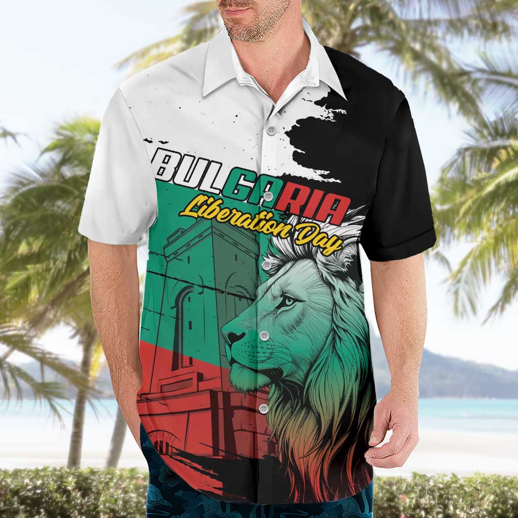 Bulgaria Liberation Day Personalized Hawaiian Shirt Bulgarian Lion National Pride Patriotic