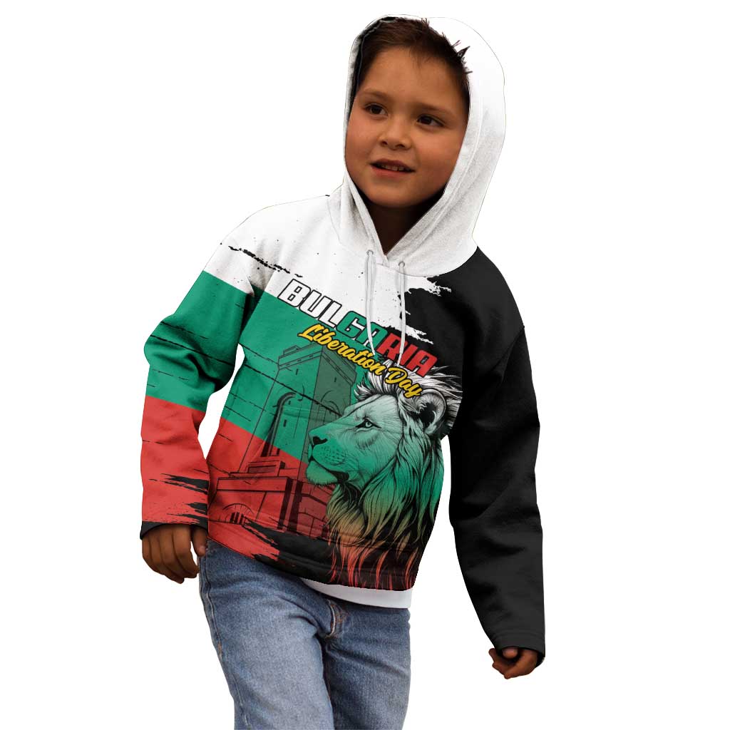Bulgaria Liberation Day Personalized Kid Hoodie Bulgarian Lion National Pride Patriotic