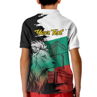 Bulgaria Liberation Day Personalized Kid Polo Shirt Bulgarian Lion National Pride Patriotic