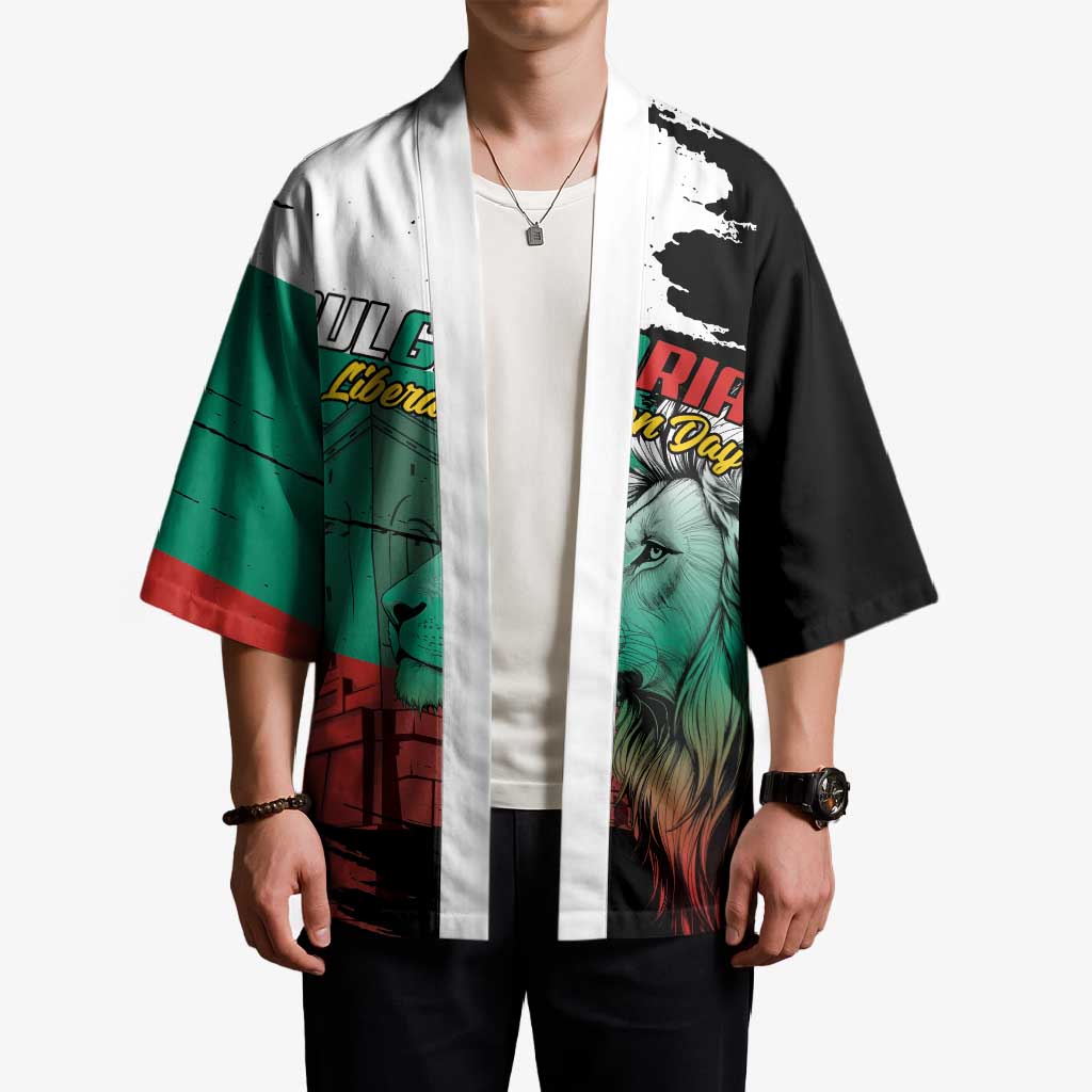 Bulgaria Liberation Day Personalized Kimono Bulgarian Lion National Pride Patriotic
