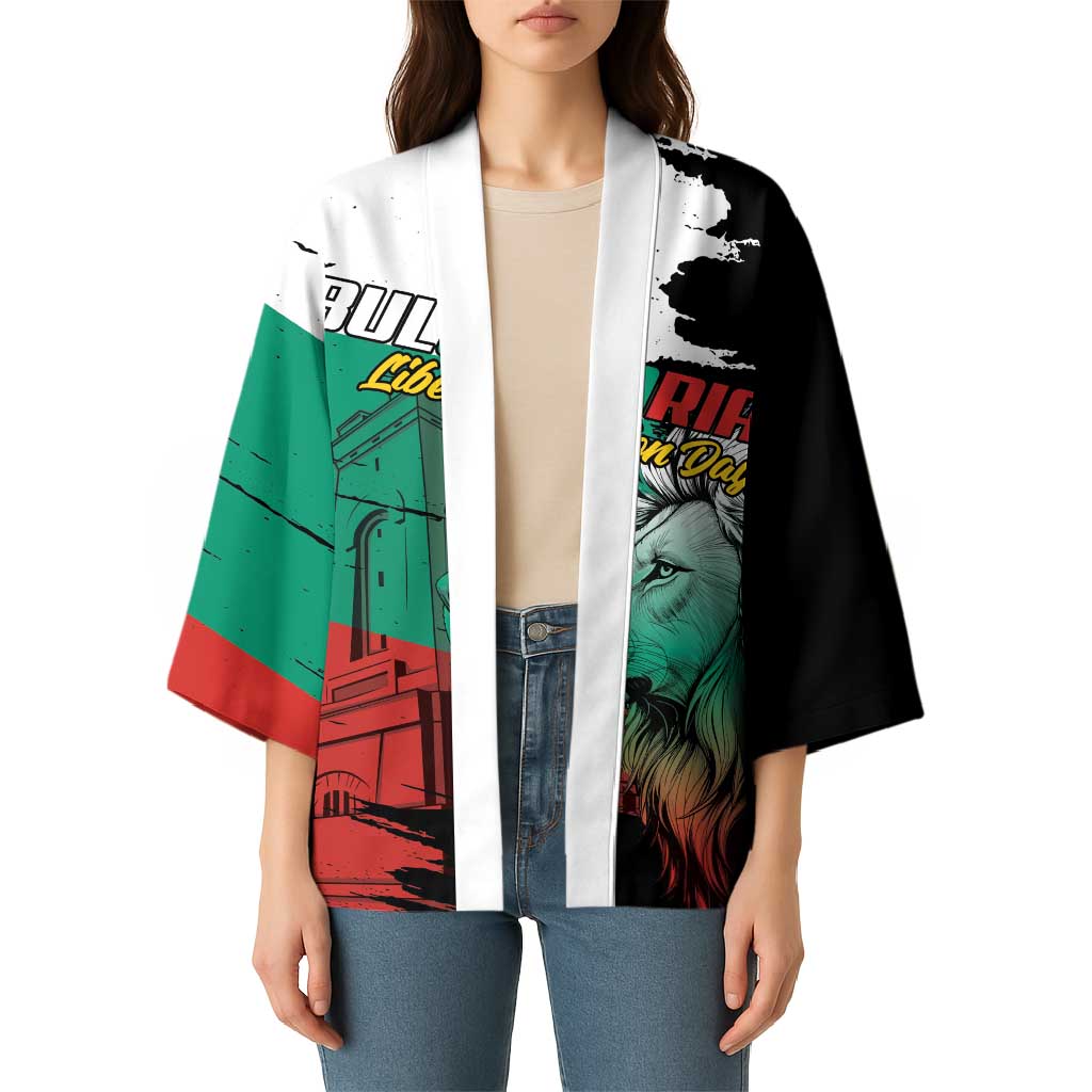 Bulgaria Liberation Day Personalized Kimono Bulgarian Lion National Pride Patriotic