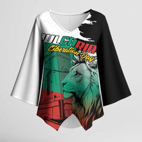 Bulgaria Liberation Day Personalized Kimono Sleeve Blouse Bulgarian Lion National Pride Patriotic