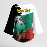 Bulgaria Liberation Day Personalized Kimono Sleeve Blouse Bulgarian Lion National Pride Patriotic