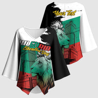 Bulgaria Liberation Day Personalized Kimono Sleeve Blouse Bulgarian Lion National Pride Patriotic