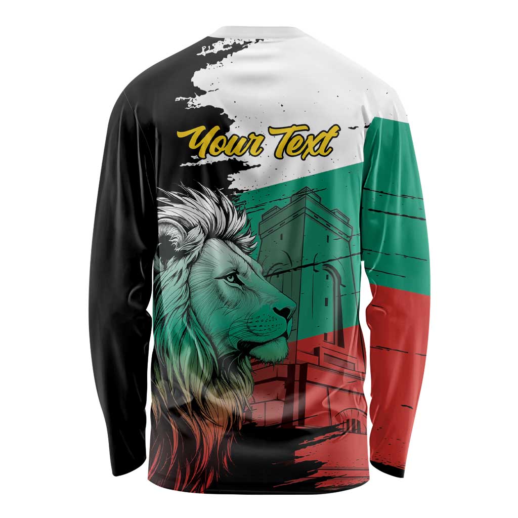 Bulgaria Liberation Day Personalized Long Sleeve Shirt Bulgarian Lion National Pride Patriotic