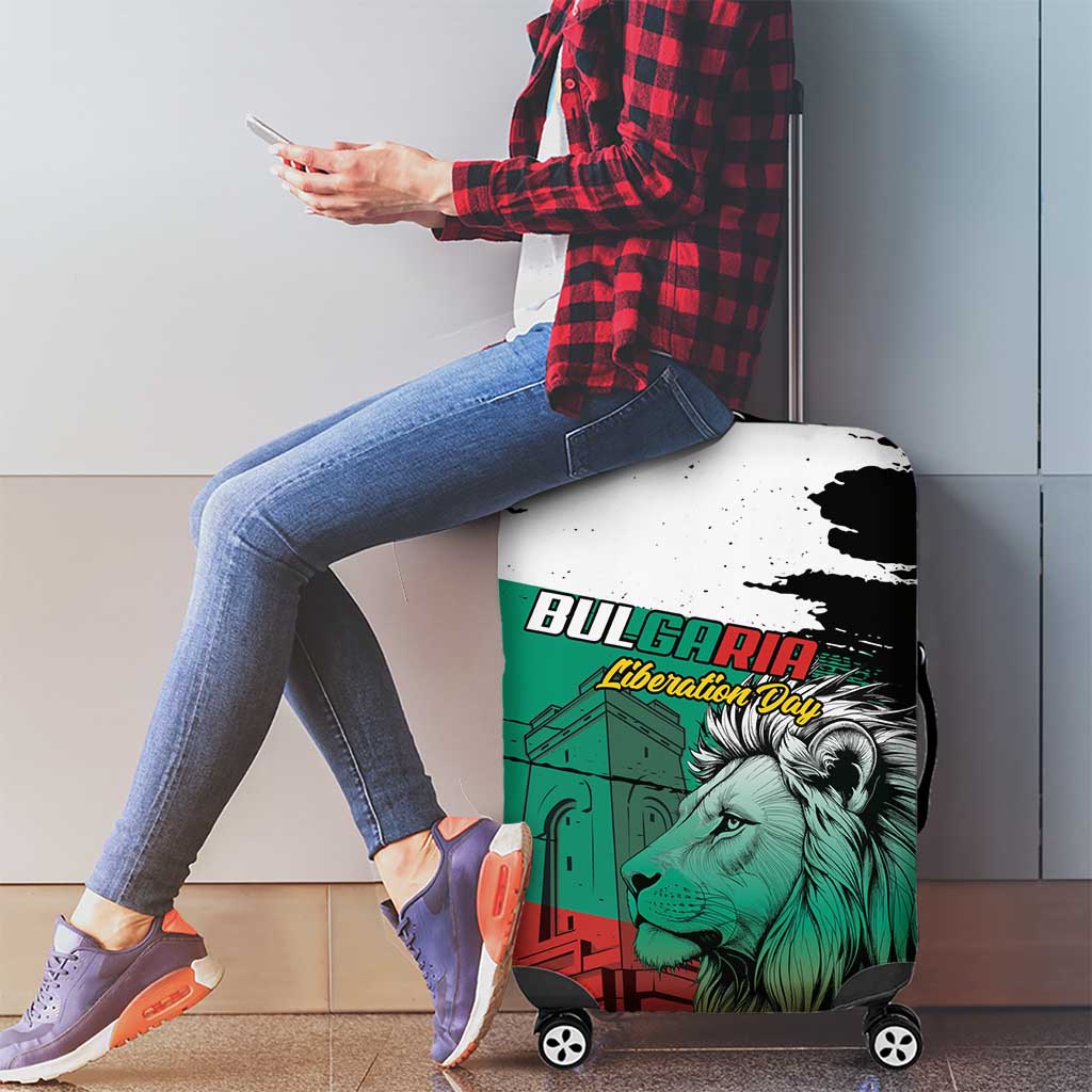 Bulgaria Liberation Day Luggage Cover Bulgarian Lion National Pride Patriotic