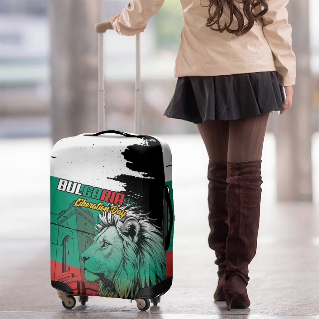 Bulgaria Liberation Day Luggage Cover Bulgarian Lion National Pride Patriotic