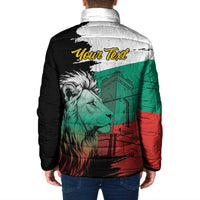 Bulgaria Liberation Day Personalized Padded Jacket Bulgarian Lion National Pride Patriotic