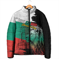 Bulgaria Liberation Day Personalized Padded Jacket Bulgarian Lion National Pride Patriotic