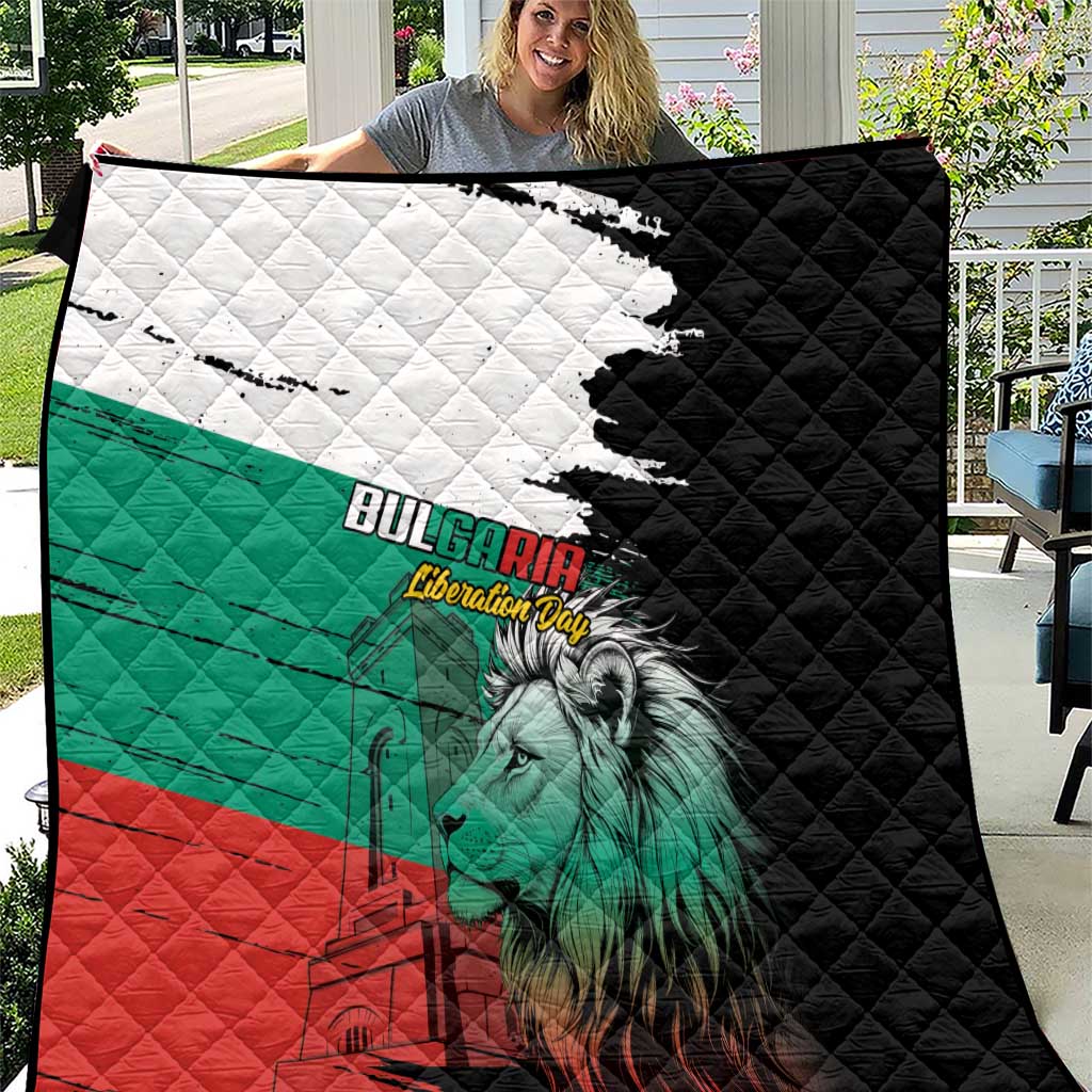 Bulgaria Liberation Day Quilt Bulgarian Lion National Pride Patriotic