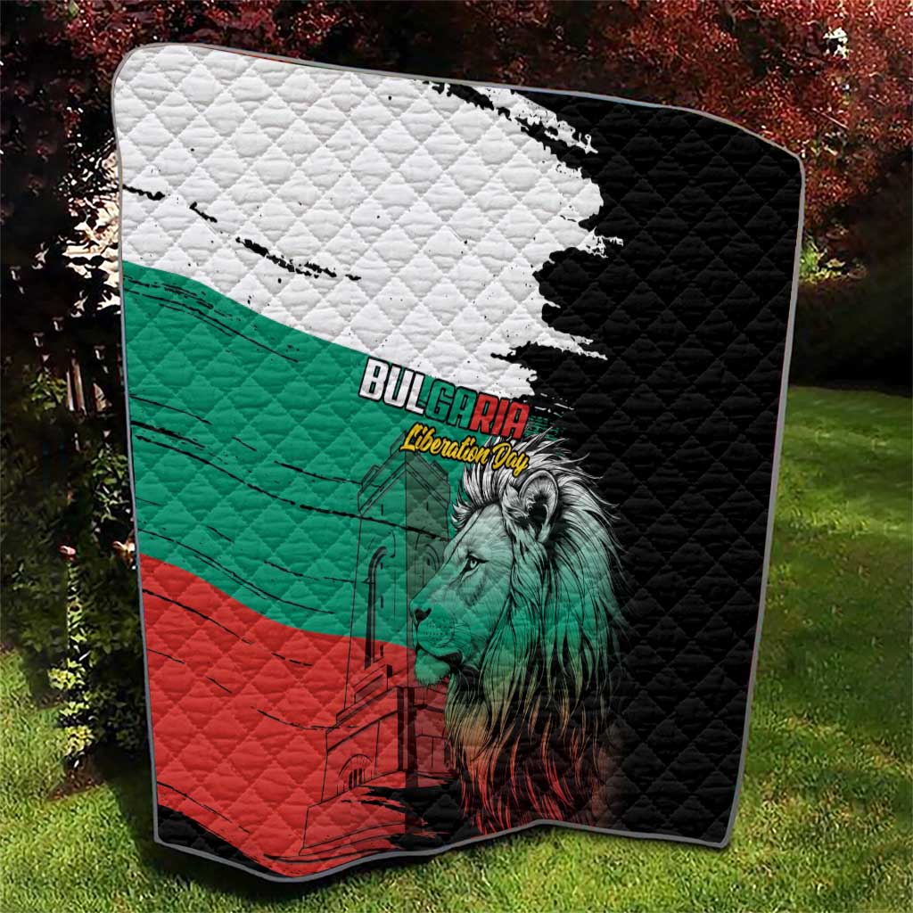 Bulgaria Liberation Day Quilt Bulgarian Lion National Pride Patriotic