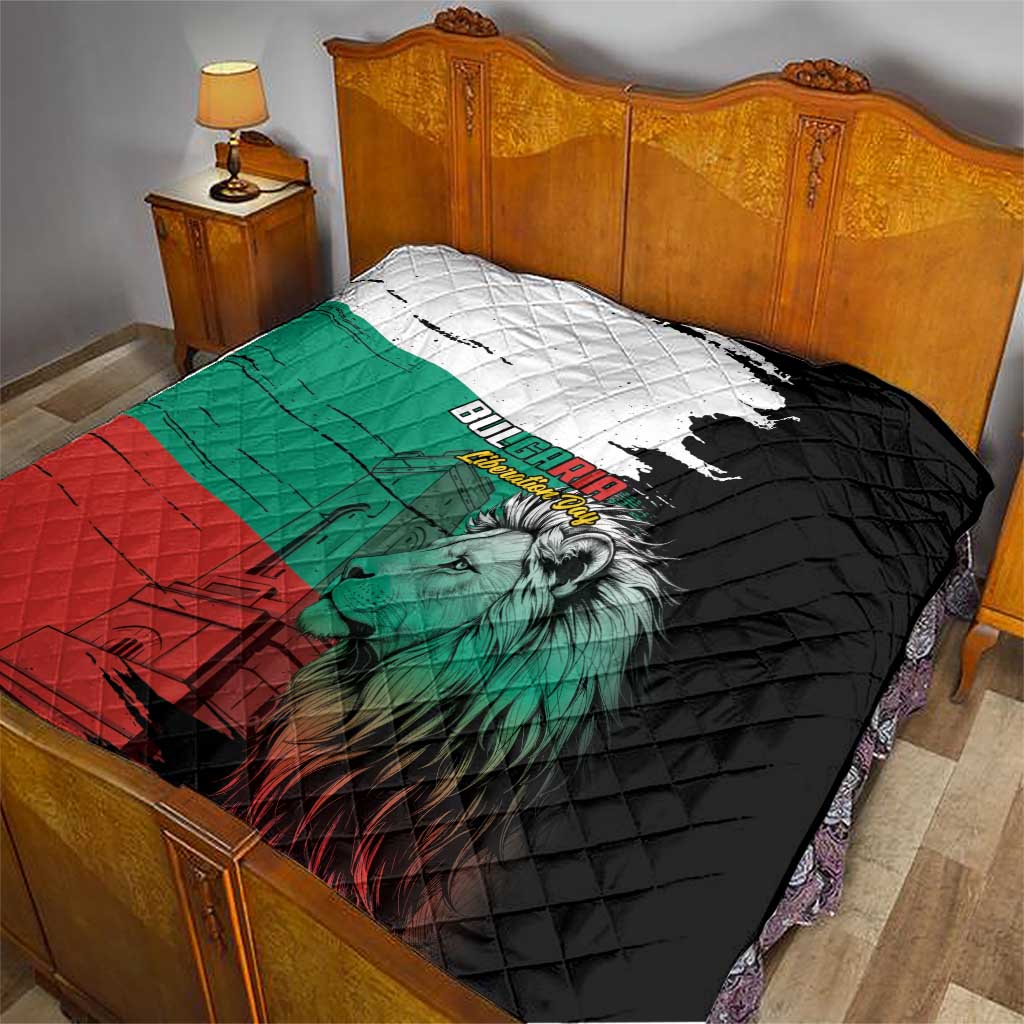 Bulgaria Liberation Day Quilt Bulgarian Lion National Pride Patriotic